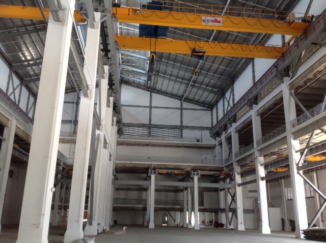 Interior view of 8-storey Industrial